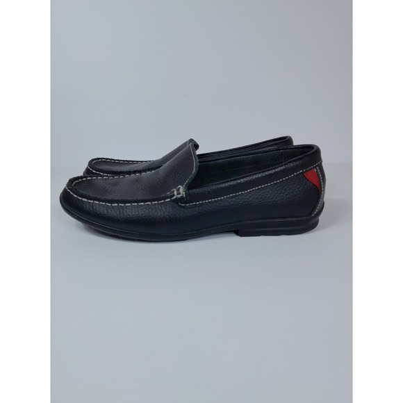 FootJoy Club Casual Black Leather Slip On Shoes Driving Loafer Men Sz 9 - Picture 13 of 13